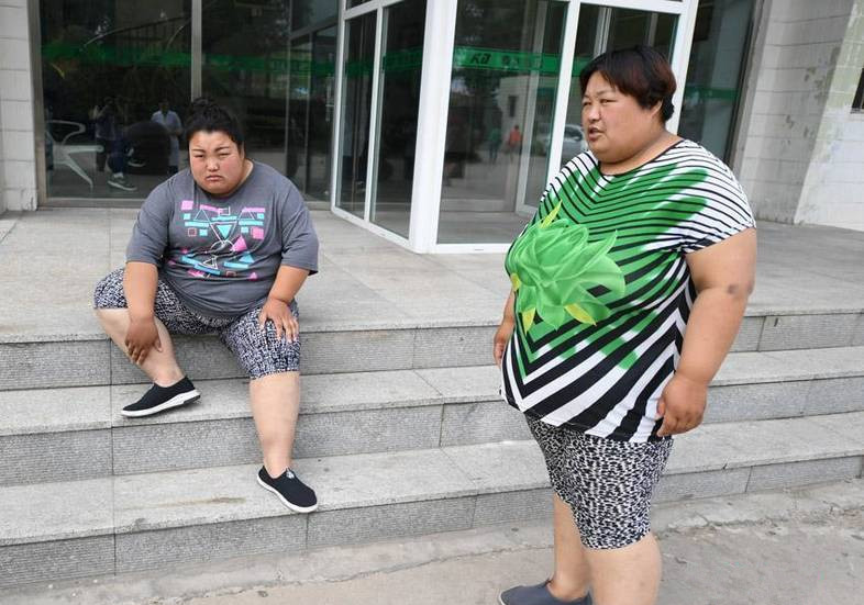 610斤母女长春康达减肥首月瘦身50斤 2